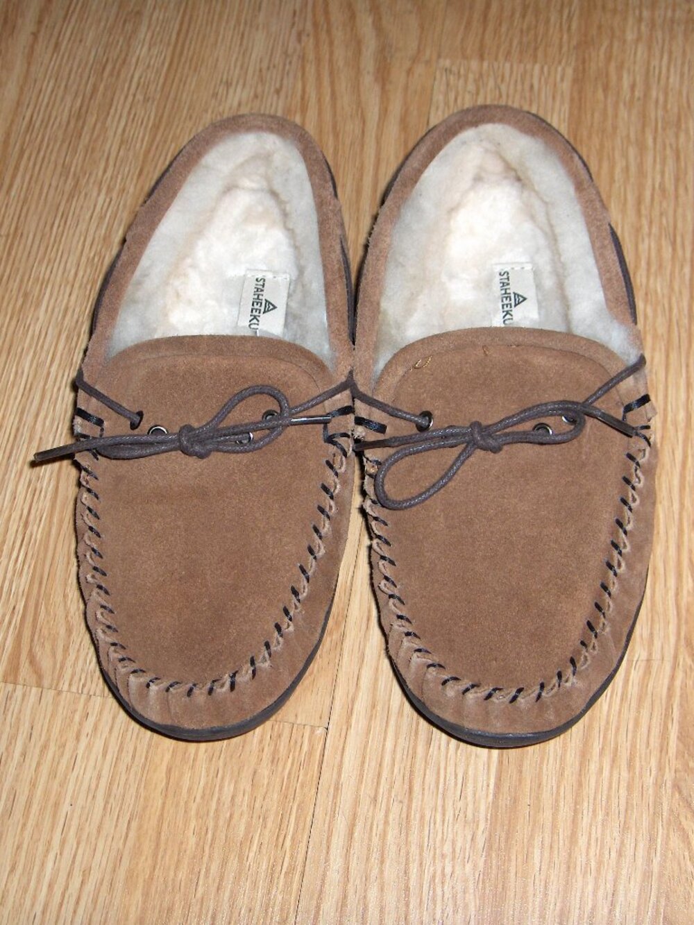 Staheekum Shearling Lined Moccasins, Size 7